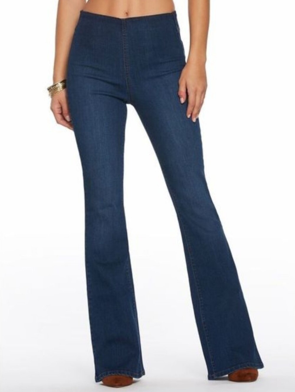 Jessica Simpson Lorae Soft Sculpt Pull On Flare Jean Size 27 NWT